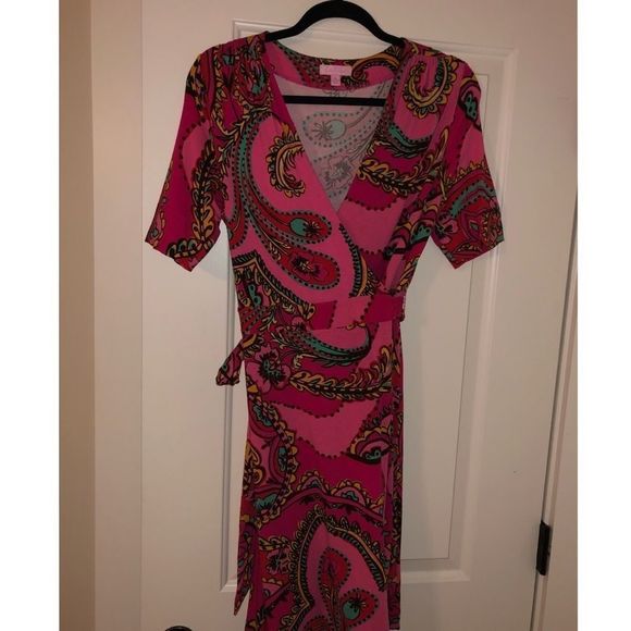 EUC Lilly Pulitzer Emilia wrap dress - Picture 2 of 4